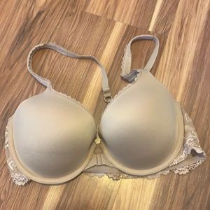 Nude Lace Body by Victoria Racerback Bra